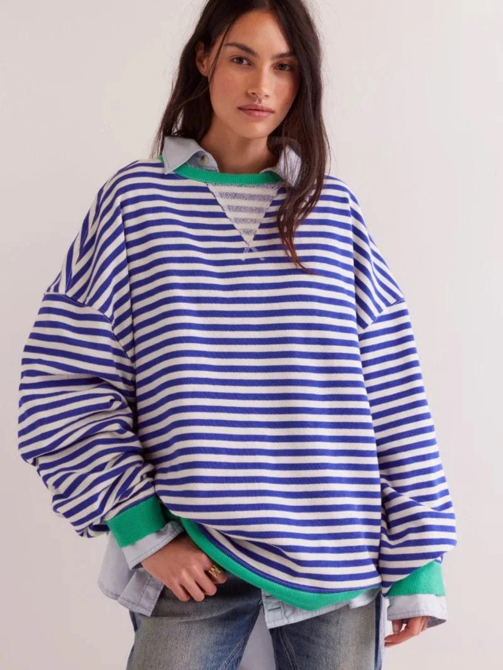 We The Free Classic Stripe Oversized Tunic